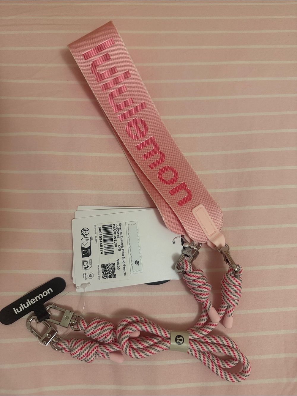 lululemon athletica Pink Phone Crossbody Straps